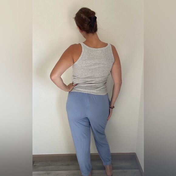 Universal Thread Tank Top Grey Marled Small Ribbed Cotton Stretch - Picture 7 of 11